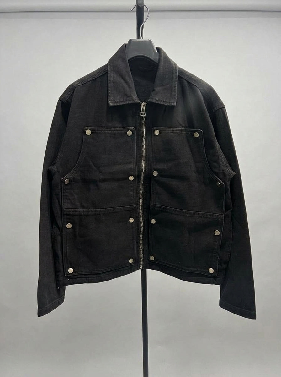 Rivet Black Denim Jacket