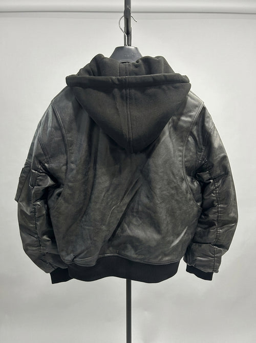 MA-1 Leather Bomber Jacket