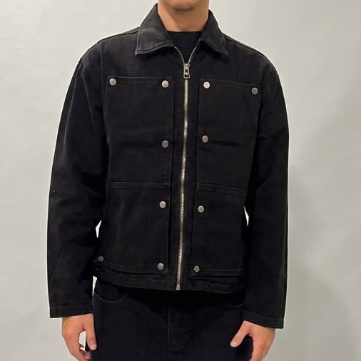 Rivet Black Denim Jacket